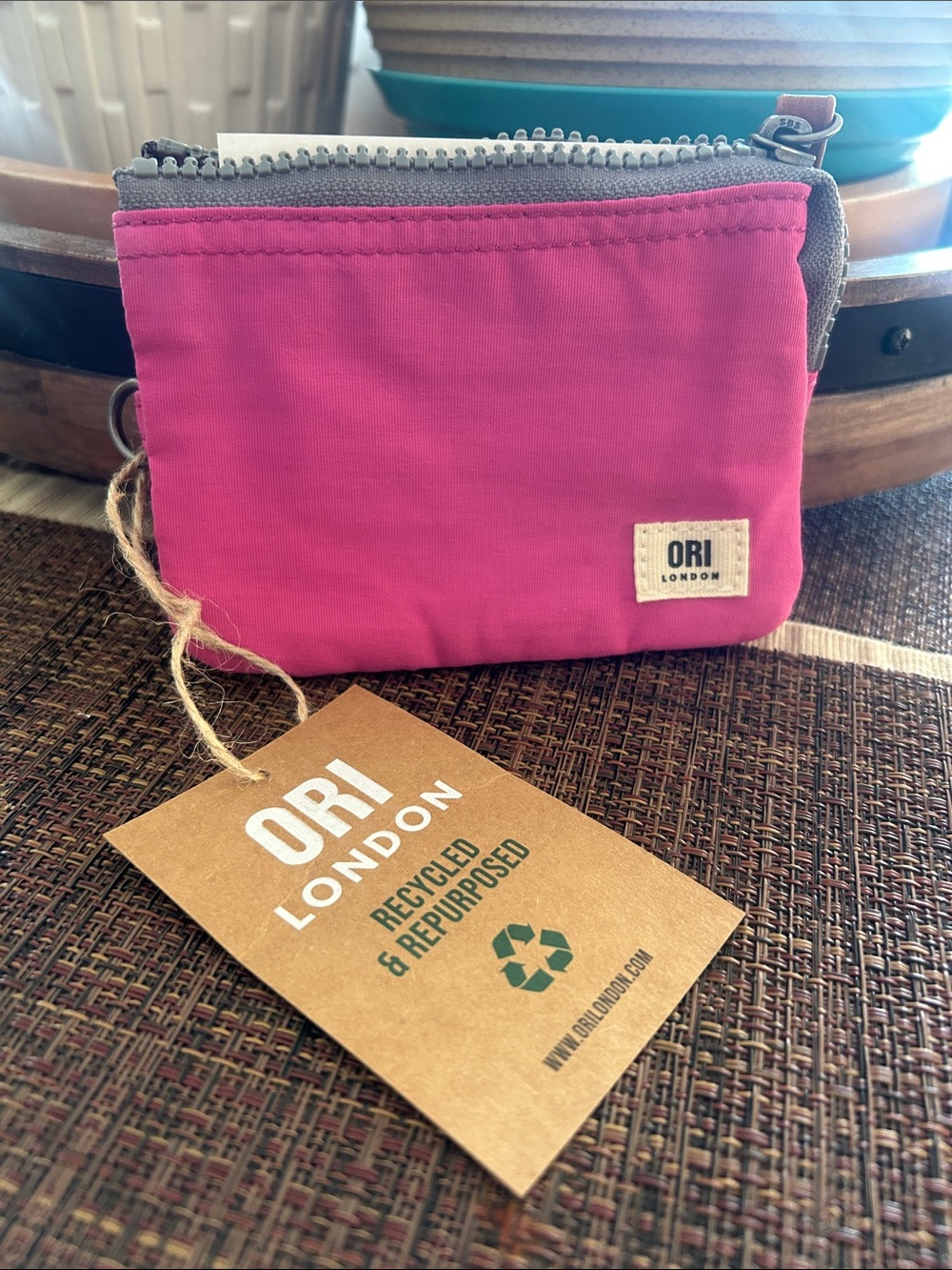 Orion London Hot Pink Zip Cosmetic Pouch